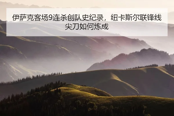 伊萨克客场9连杀创队史纪录，纽卡斯尔联锋线尖刀如何炼成